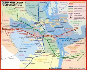 Карта станций и график работы киевского метро в 2021 году