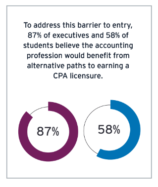 Zrzut ekranu z ankiety EY Accounting Professional of the Future 