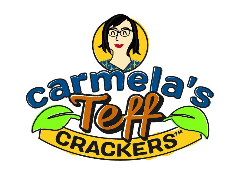 Логотип Carmelas Teff Crackers