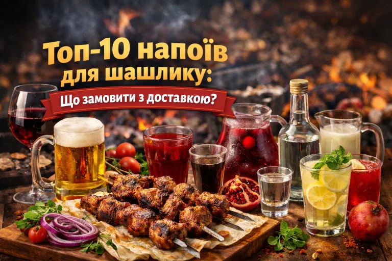 Топ-10 напоїв для шашлику: що замовити з доставкою від «Кавказького Дому»